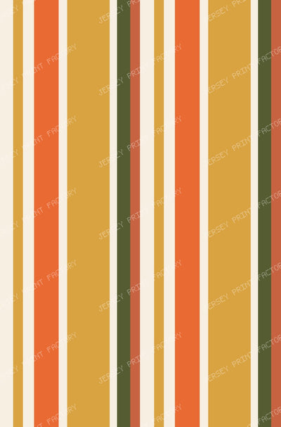 Classic Mid-Century Multi Stripe