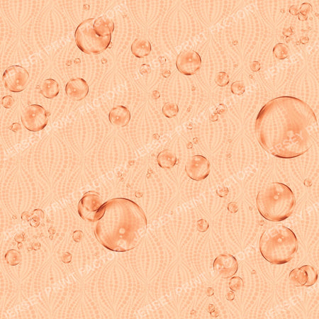 Orange / peach floating bubbles