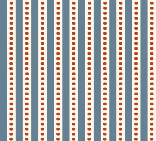 Vintage Dotted Stripe