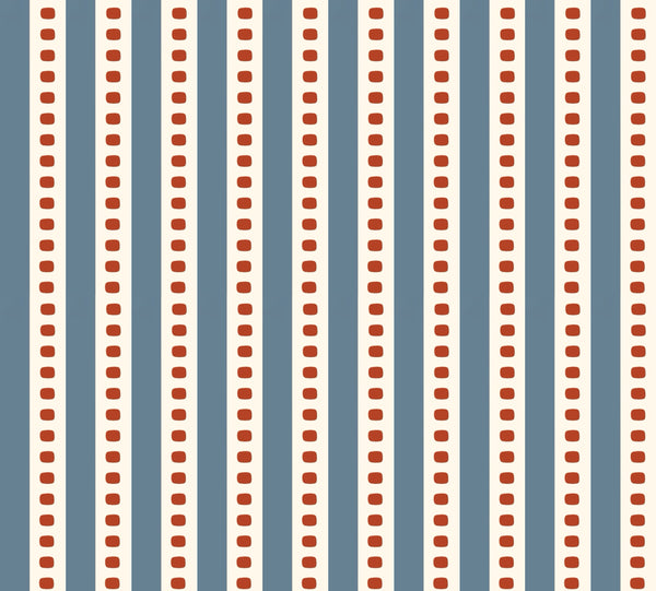 Vintage Dotted Stripe