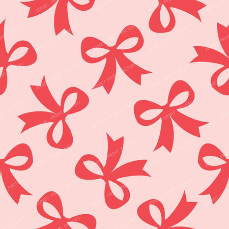 Bow Pattern, Coquette Bow, Ribbon, Cute Bow, White Bow, Black — Pink and Red