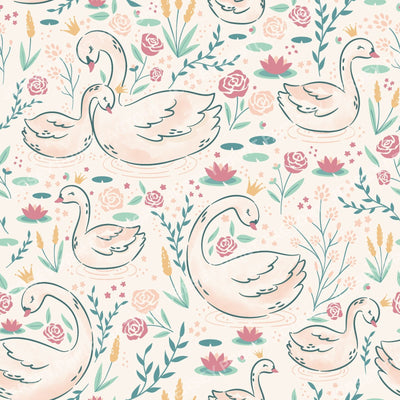 Swan Princess - Outline Green