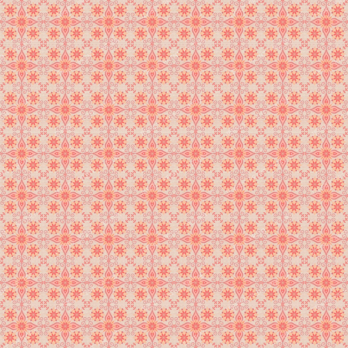 Peachy Repeating Pattern