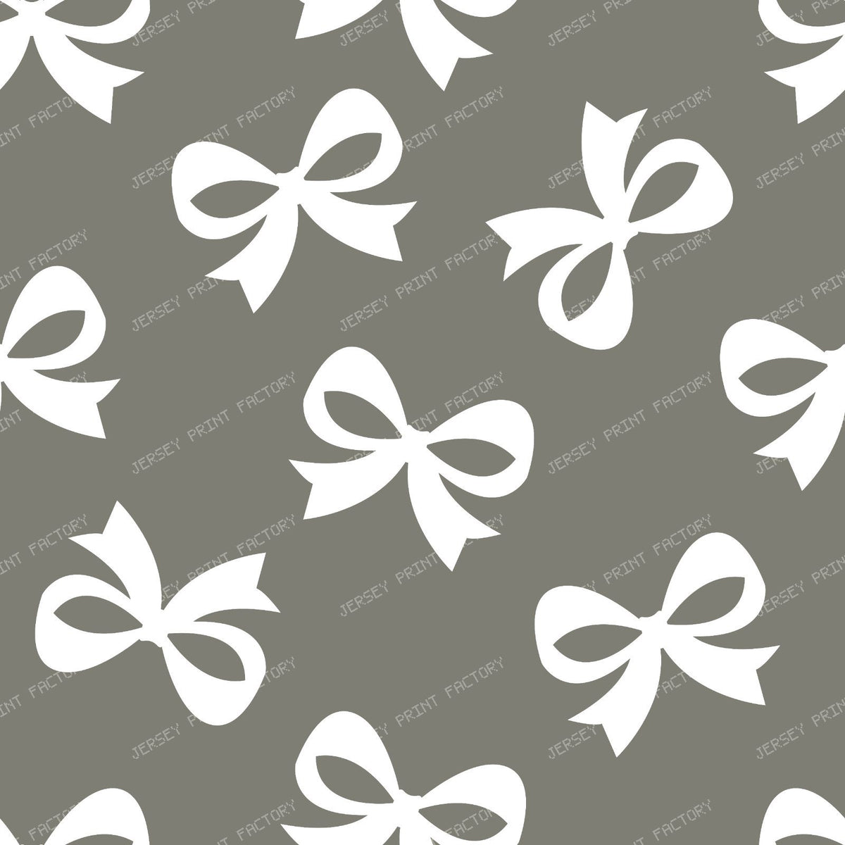 Bow Pattern, Coquette Bow, Ribbon Bow, Cute Bow, White Bow, Black — Gray 2