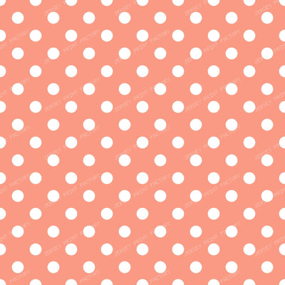 Blue Polka Dots, Polka Dot Pattern, Dots, Dotted — Orange
