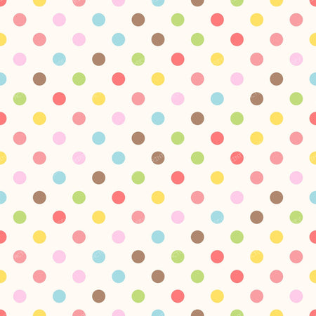 Blue Polka Dots, Polka Dot Pattern, Dots, Dotted — Colorful