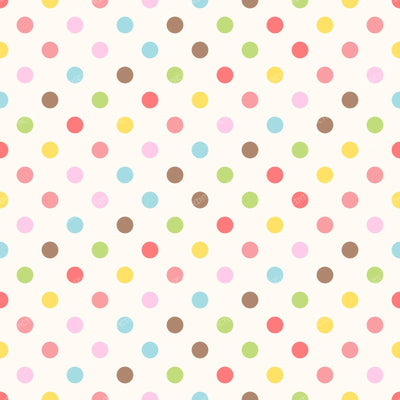 Blue Polka Dots, Polka Dot Pattern, Dots, Dotted — Colorful