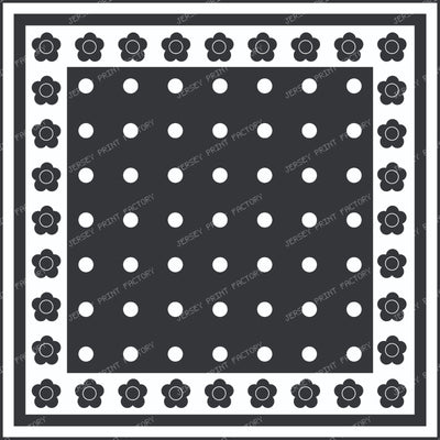 Polka Dots, Flowers, Patchwork, Pop Art, Black and White