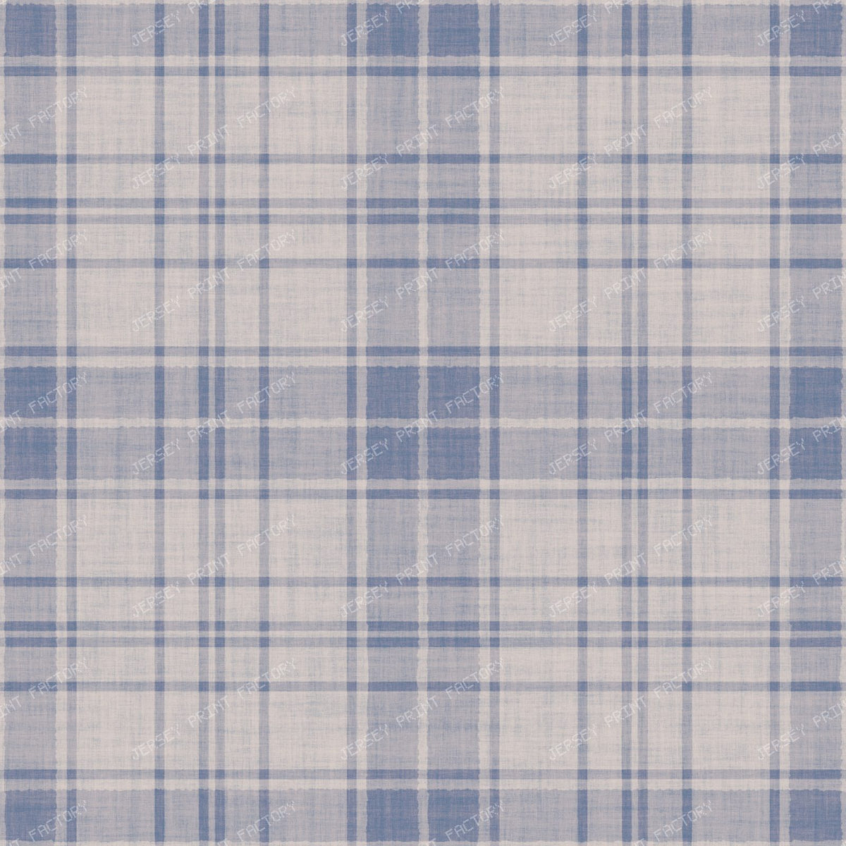 Elara   Linen Check   Soft Blue & Beige — Deep Blue & Beige