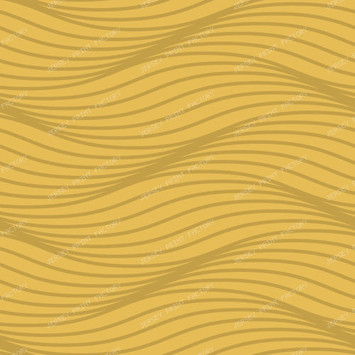 Rippled Flowing Billowy Subtle Wave - Mustard Yellow