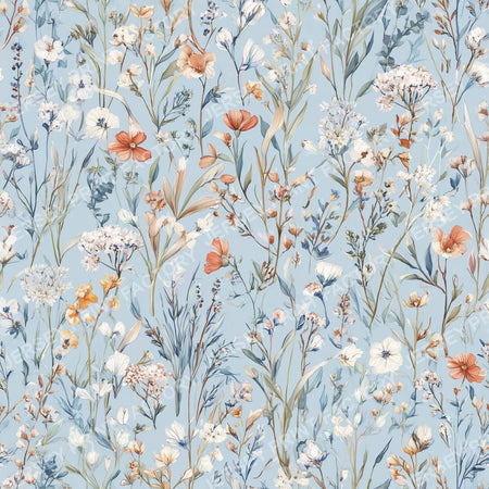 Artistic Watercolor Wildflower
