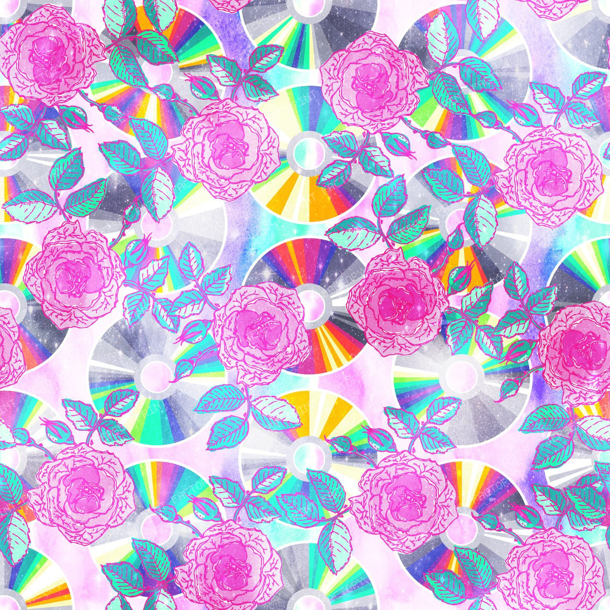 Nerdy Byte — CD Ditsy Floral in Pastel Multicolor
