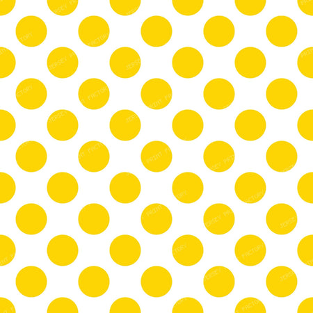 Blue Polka Dots, Polka Dot Pattern, Retro Pattern — Yellow