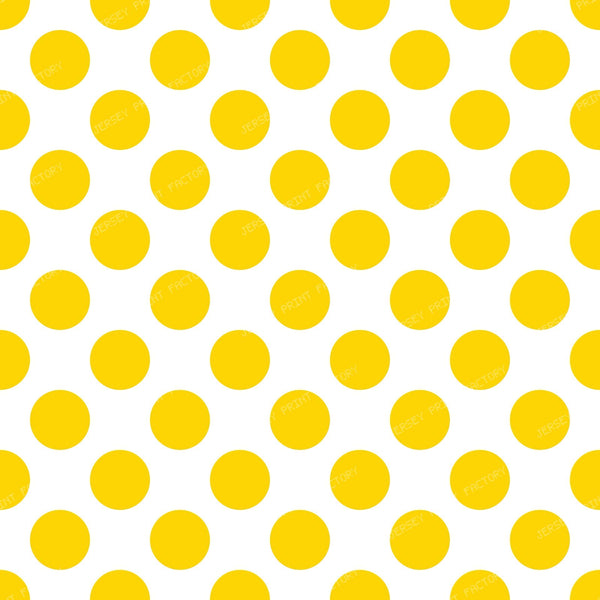 Blue Polka Dots, Polka Dot Pattern, Retro Pattern — Yellow