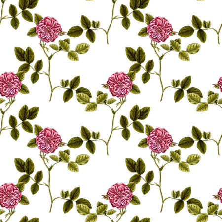 Pink Roses, Pink Flowers, Floral Pattern, Rosebud, Leaves