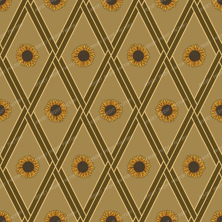 Autumn Sunflower Diamonds — Harvest Mustard