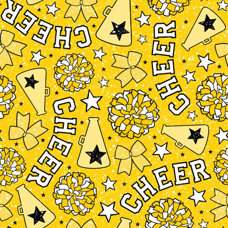 Cheer Cheerleader Yellow