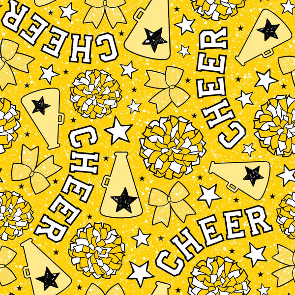Cheer Cheerleader Yellow
