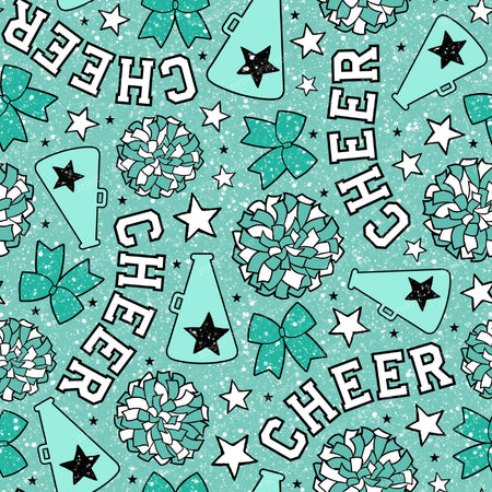 Cheer Cheerleader Turquoise
