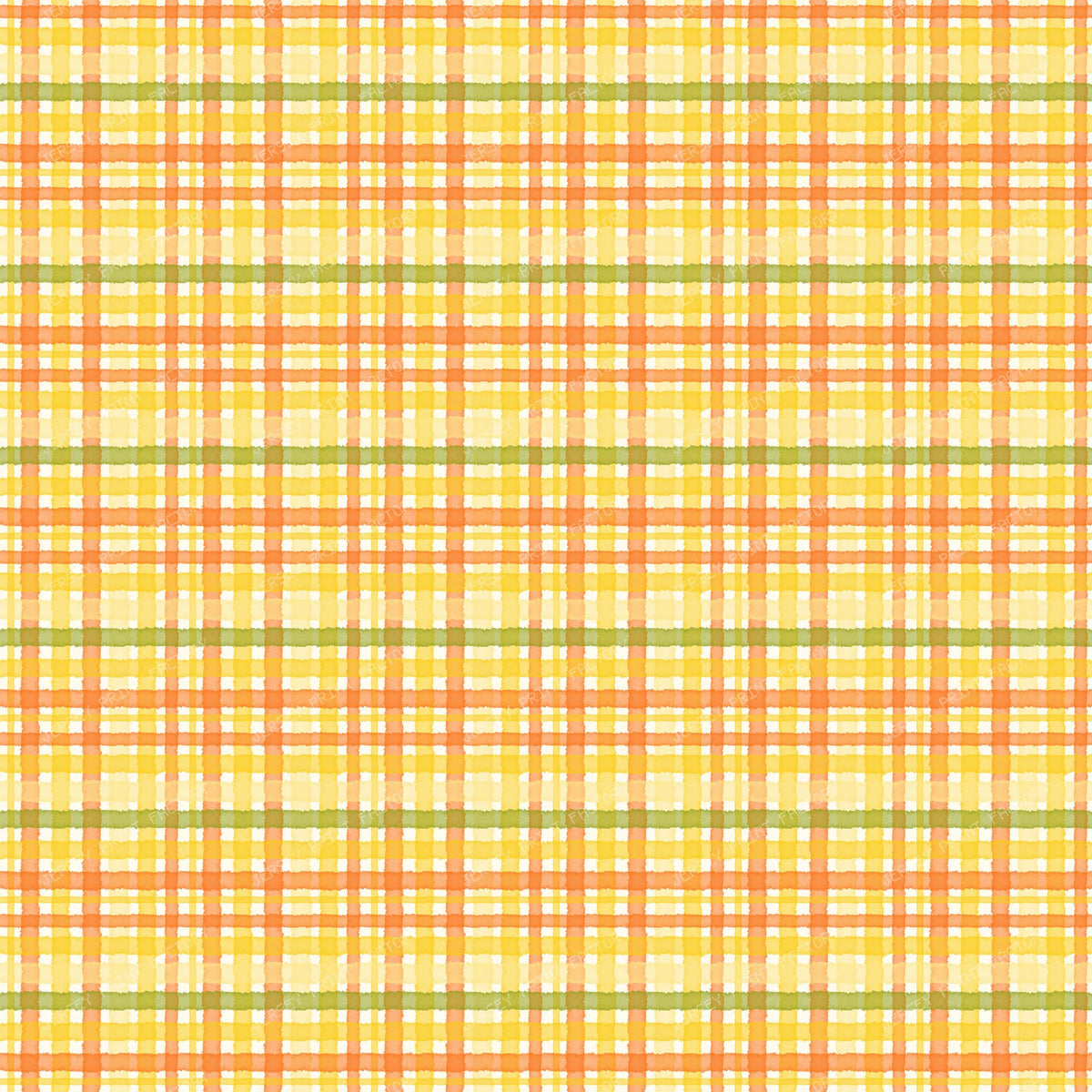 Summery Watercolour Tartan