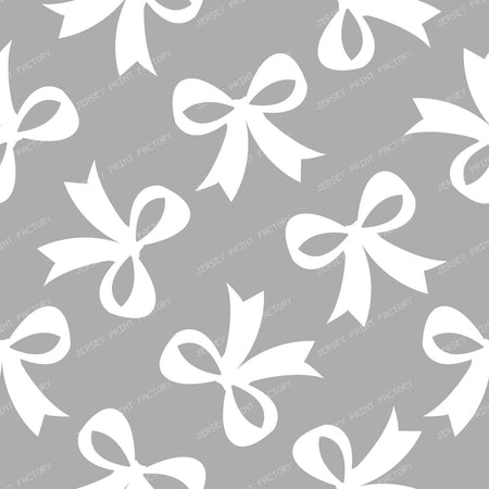 Bow Pattern, Coquette Bow, Ribbon, Cute Bow, White Bow, Black — Gray 1