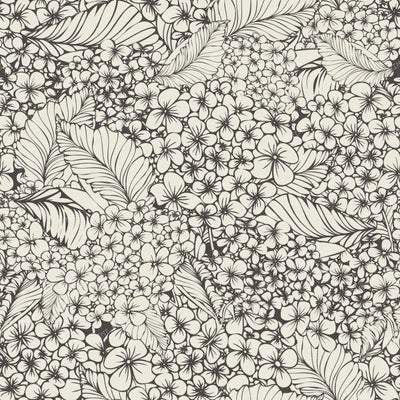 Botanical Hydrangea Garden Bloom — White