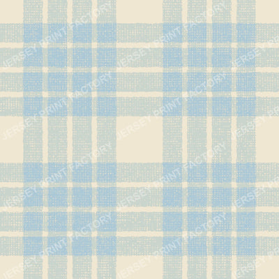 Plaid Pastel Vintage Pattern. Soft Retro Checkered Design. Blue