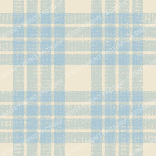 Plaid Pastel Vintage Pattern. Soft Retro Checkered Design. Blue