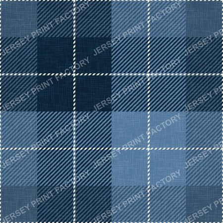 Blue Neptune Buffalo Plaid
