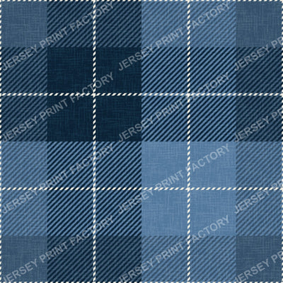 Blue Neptune Buffalo Plaid