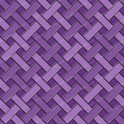Pewter Stained Glass Weave — Light Purple