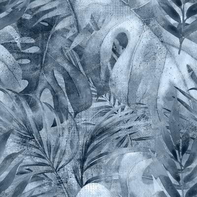 Tropical Graphic Paradise Dusty Blue Version