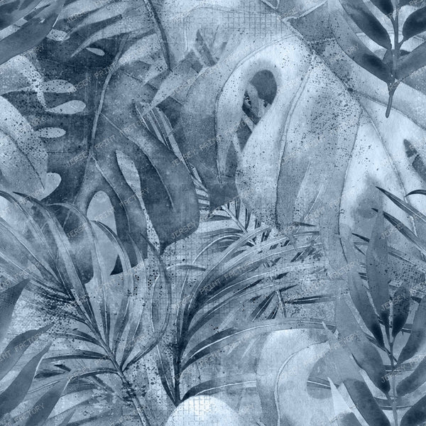 Tropical Graphic Paradise Dusty Blue Version