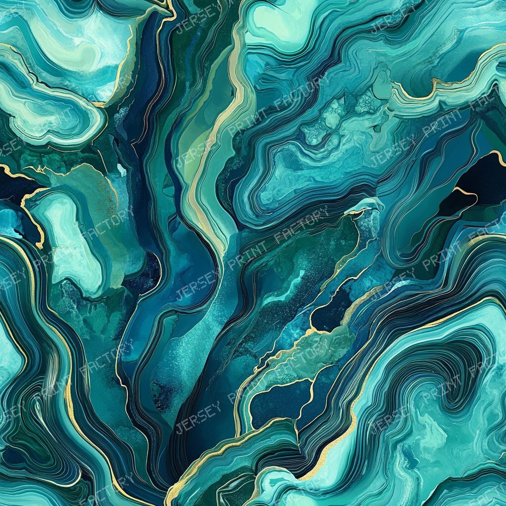 Gold Ribboned Malachite