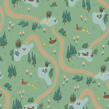 Pond Life Scenery green
