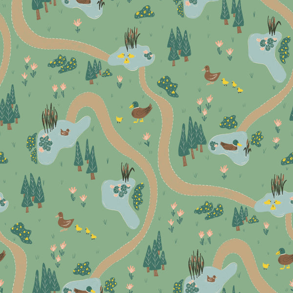 Pond Life Scenery green