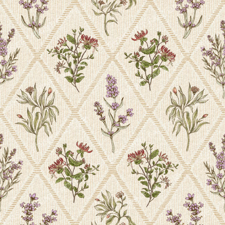 Herbarium of Quiet Fields - Wildflower Collage