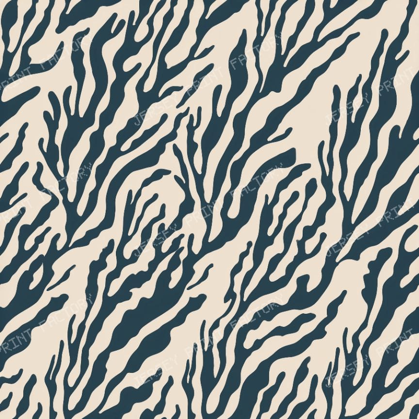Coral Reef Abstract Print Coastal