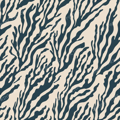 Coral Reef Abstract Print Coastal