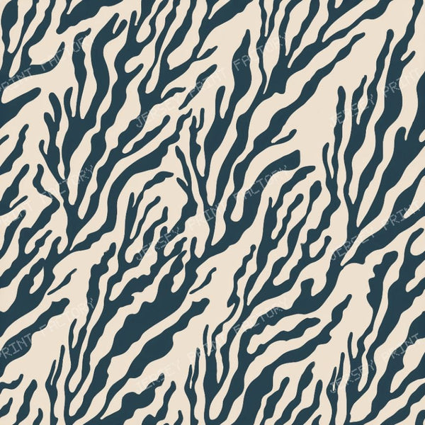 Coral Reef Abstract Print Coastal