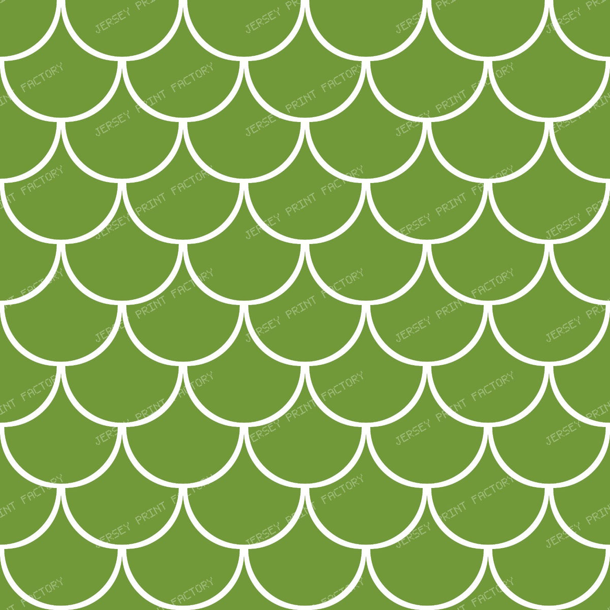 Blue Mermaid Scales, Fish Scales, Dragon Scales, Arch Pattern — Green 1