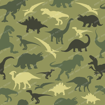 Dinosaur Pattern, Dinosaur Silhouette, Green Dino