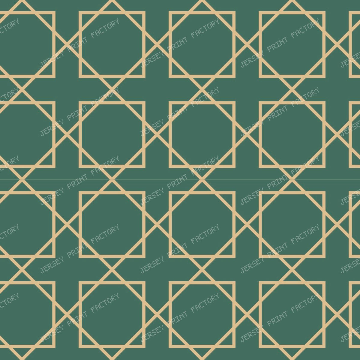 Cairo Star Gold On Plum — Gold on Teal