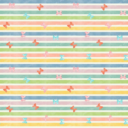 Whimsical bows with stripe