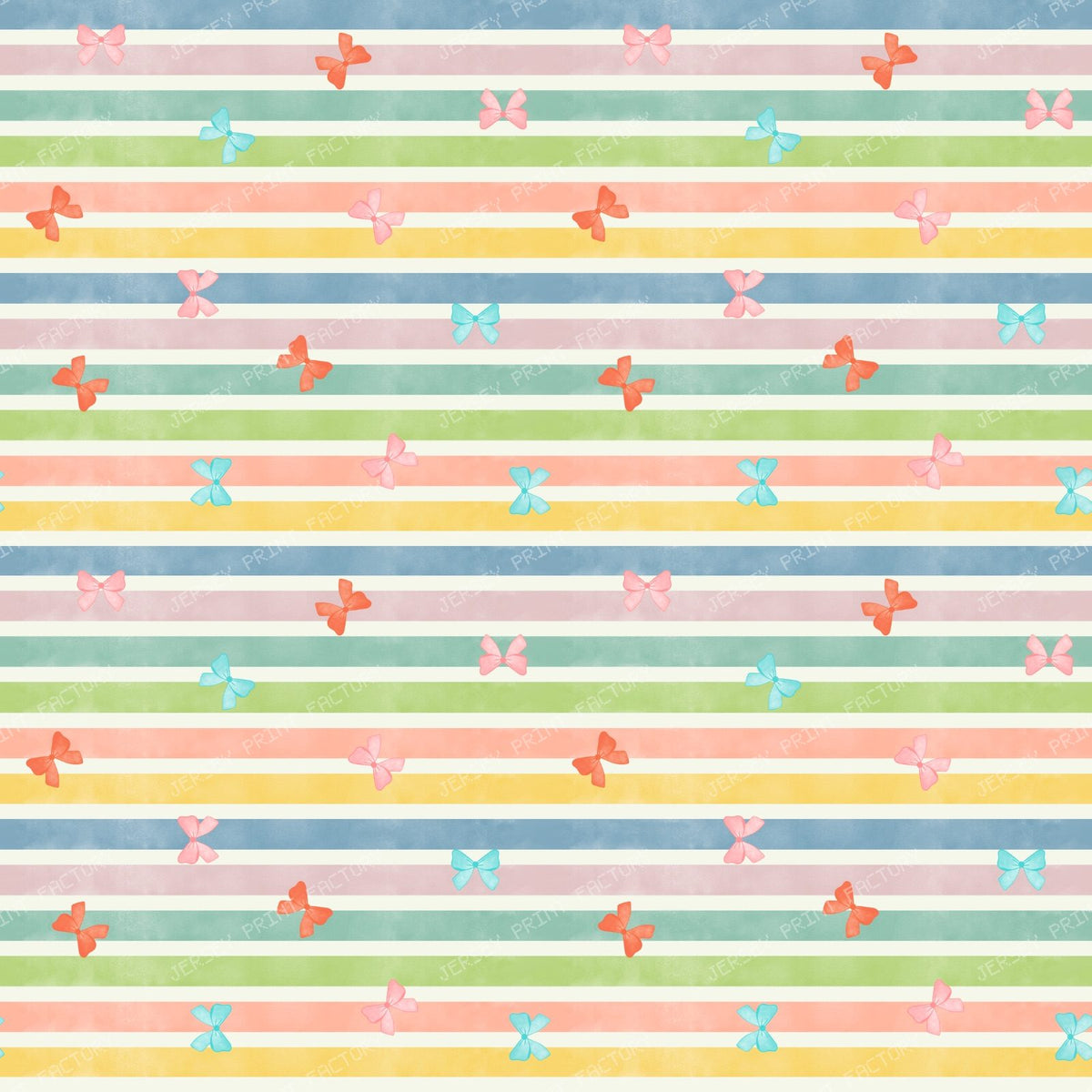 Whimsical bows with stripe