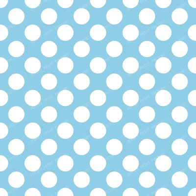 Polka Dots, Polka Dot Pattern, Black and White — Blue