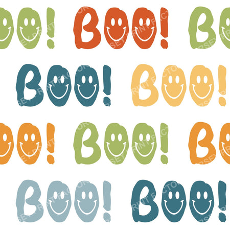 Friendly Halloween Boo! Happy Faces