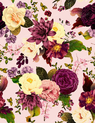 A Romantic Vintage Rose Bouquet with Old World Drama and Refined Elegance - Pink