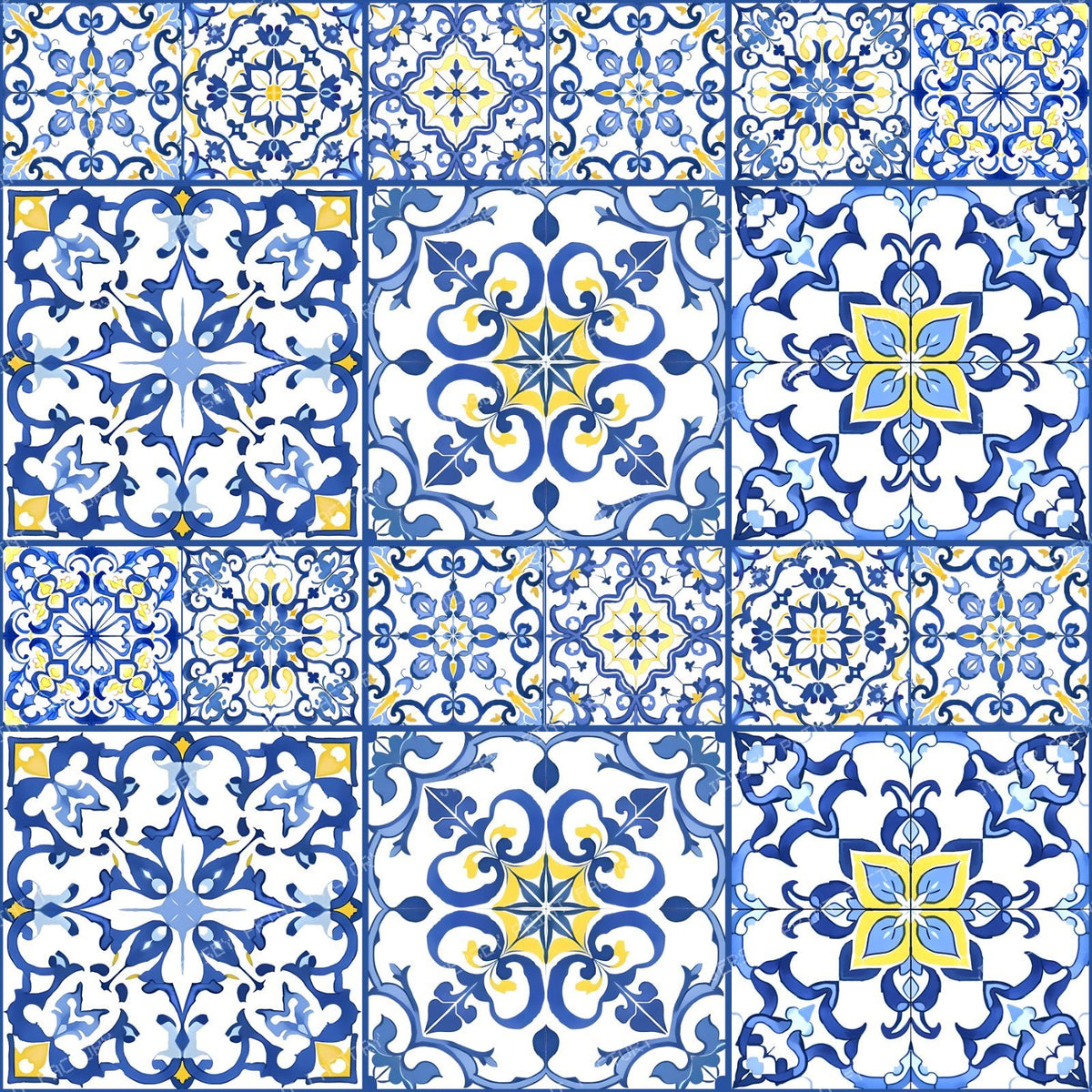 Mediterranean Tiles, Majolica, Azulejo, Portugese