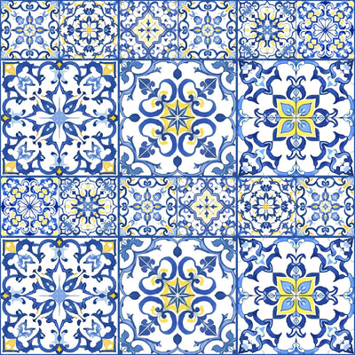 Mediterranean Tiles, Majolica, Azulejo, Portugese
